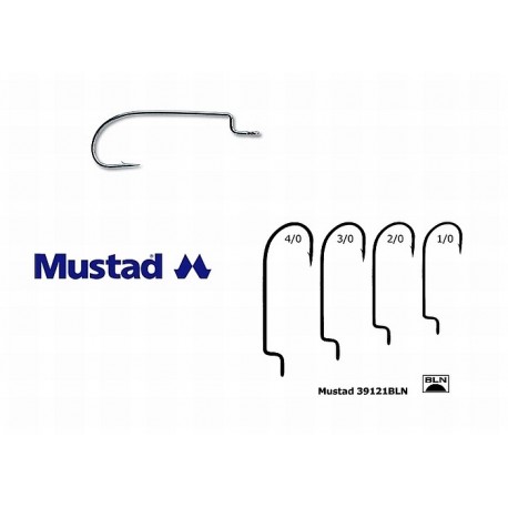 Carlig offset Mustad Twist 39121BLN marime 2/0