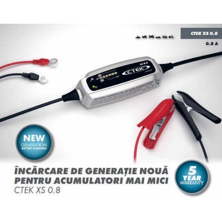 Charger / incarcator / redresor CTEK XS 0.8 automat acumulatoare moto 12V