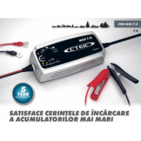 Redresor / incarcator automat acumulatori auto / moto CTEK MXS 7.0